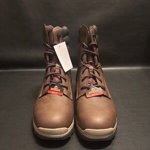 Brahma Steel Toe Men's Brown Lace-Up Boots